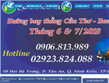 Tablet Screenshot of haugiang2hotel.com